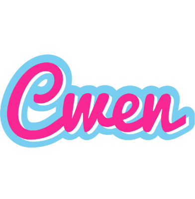 Cwen popstar logo