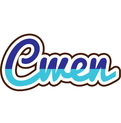 Cwen raining logo