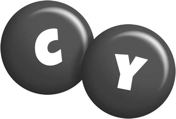 Cy candy-black logo