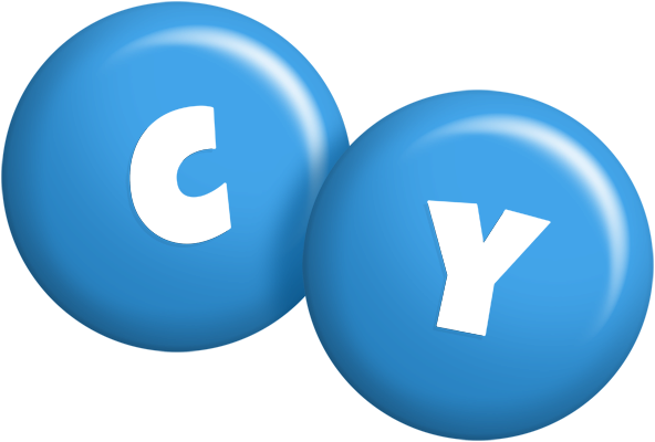 Cy candy-blue logo