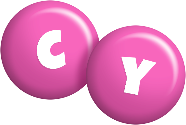 Cy candy-pink logo