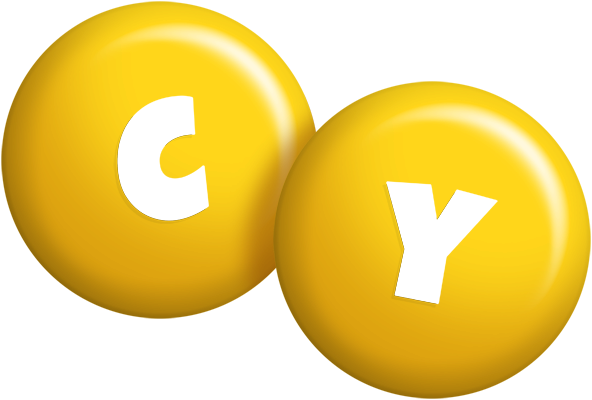 Cy candy-yellow logo