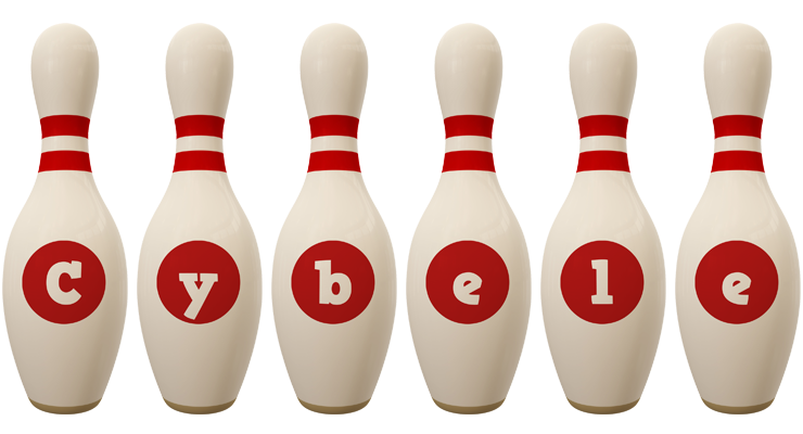 Cybele bowling-pin logo