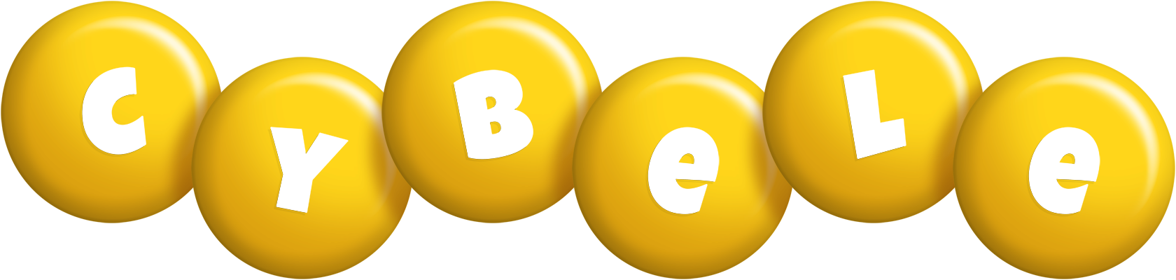 Cybele candy-yellow logo