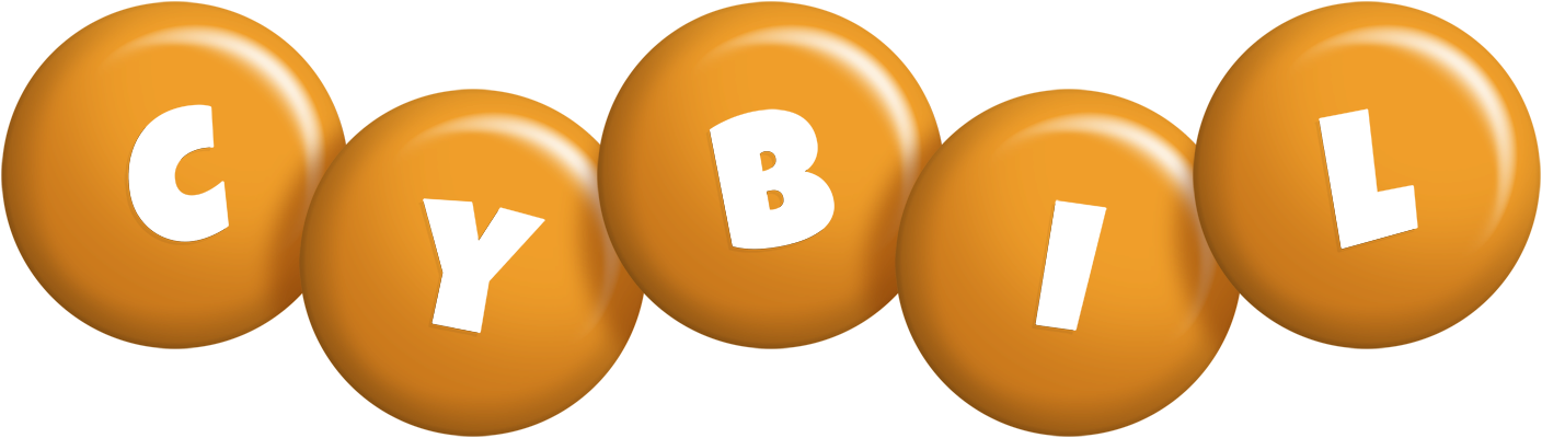 Cybil candy-orange logo