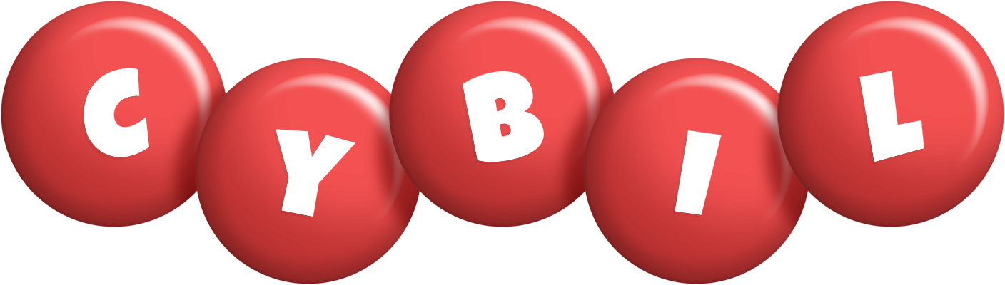 Cybil candy-red logo
