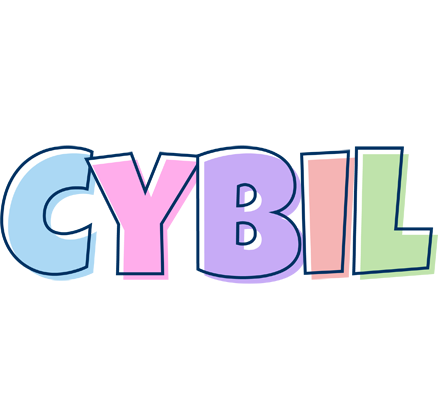 Cybil pastel logo