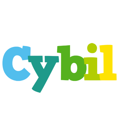 Cybil rainbows logo