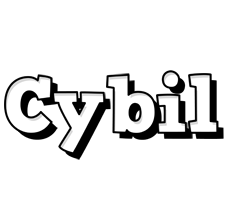 Cybil snowing logo