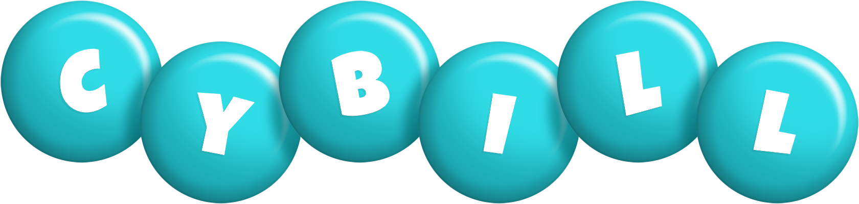 Cybill candy-azur logo