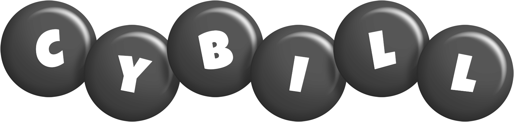 Cybill candy-black logo