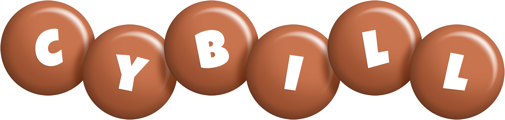 Cybill candy-brown logo