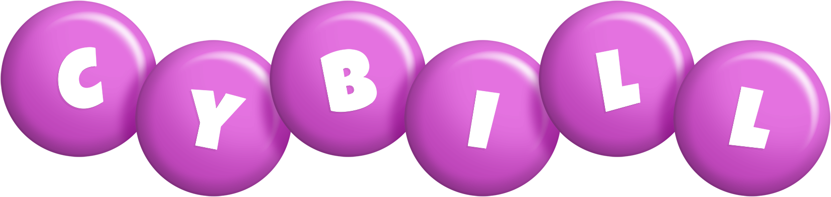 Cybill candy-purple logo
