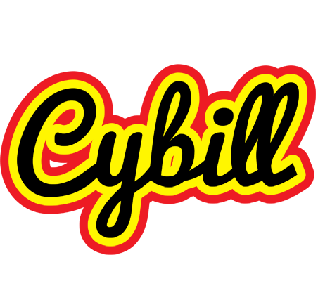 Cybill flaming logo