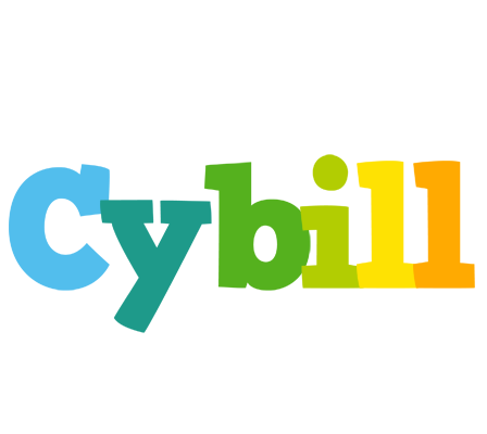 Cybill rainbows logo