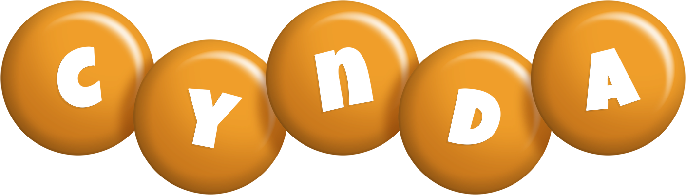 Cynda candy-orange logo