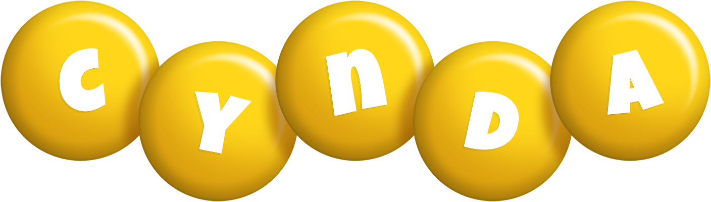 Cynda candy-yellow logo