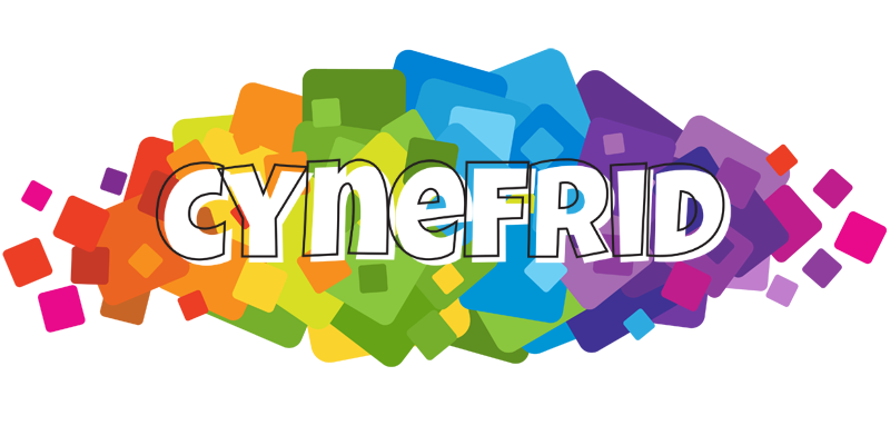 Cynefrid pixels logo