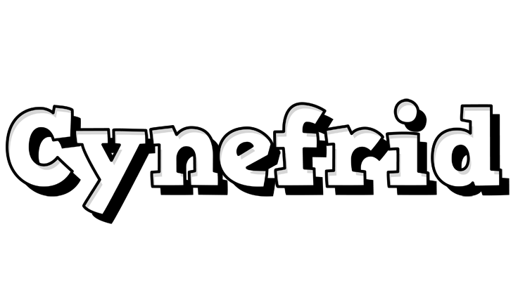 Cynefrid snowing logo