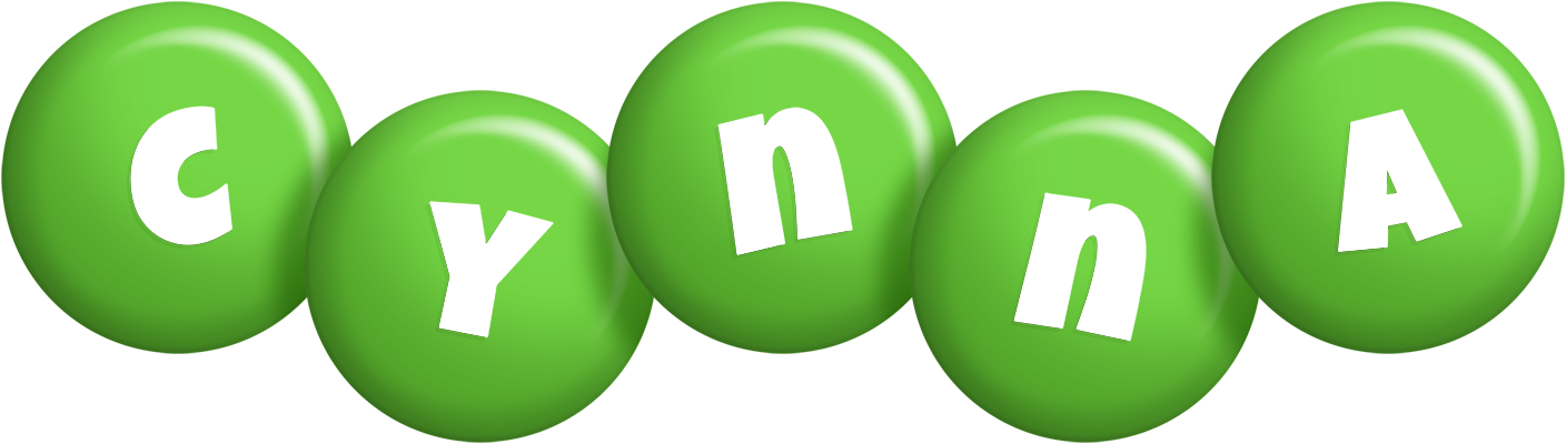 Cynna candy-green logo