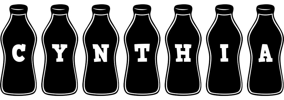 Cynthia bottle logo