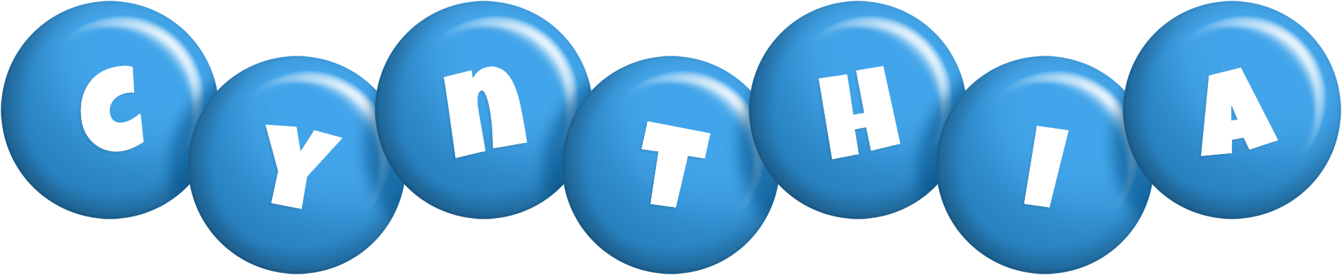 Cynthia candy-blue logo