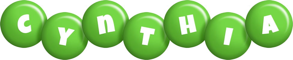 Cynthia candy-green logo