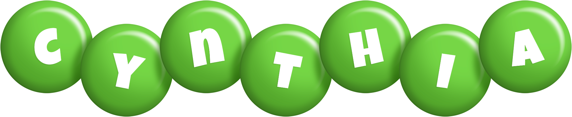 Cynthia candy-green logo