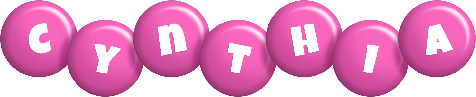Cynthia candy-pink logo