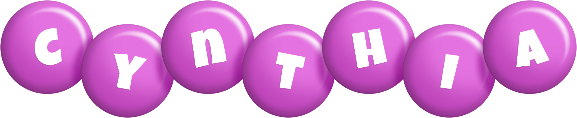 Cynthia candy-purple logo