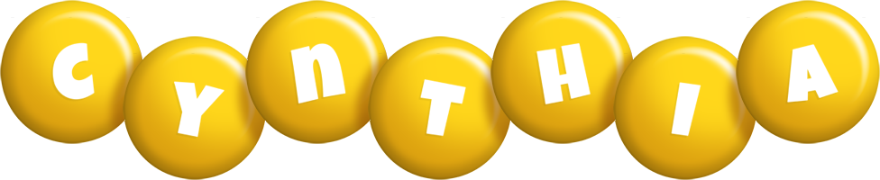 Cynthia candy-yellow logo