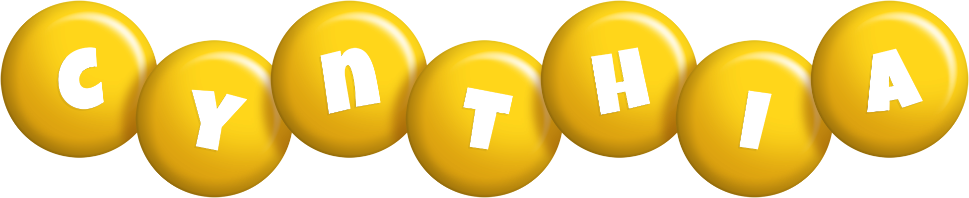 Cynthia candy-yellow logo
