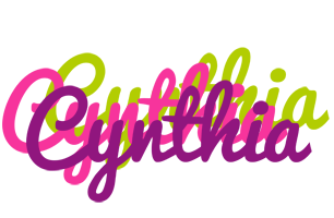 Cynthia flowers logo