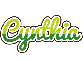 Cynthia golfing logo