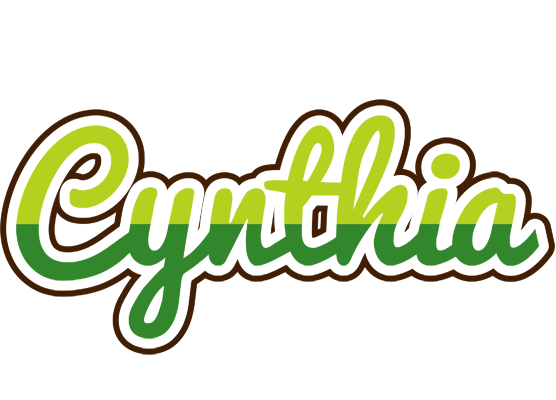 Cynthia golfing logo