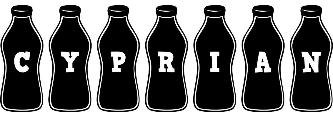 Cyprian bottle logo