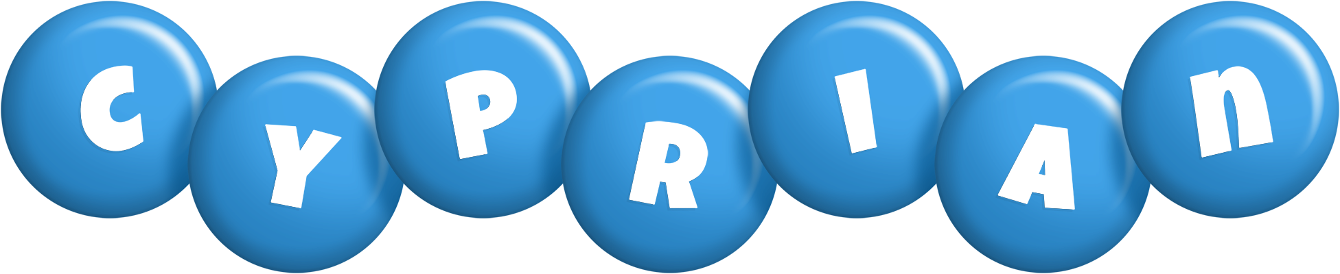 Cyprian candy-blue logo
