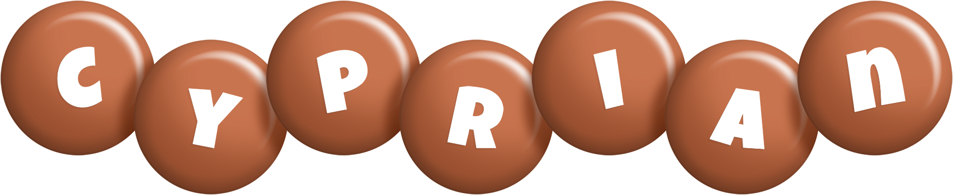 Cyprian candy-brown logo