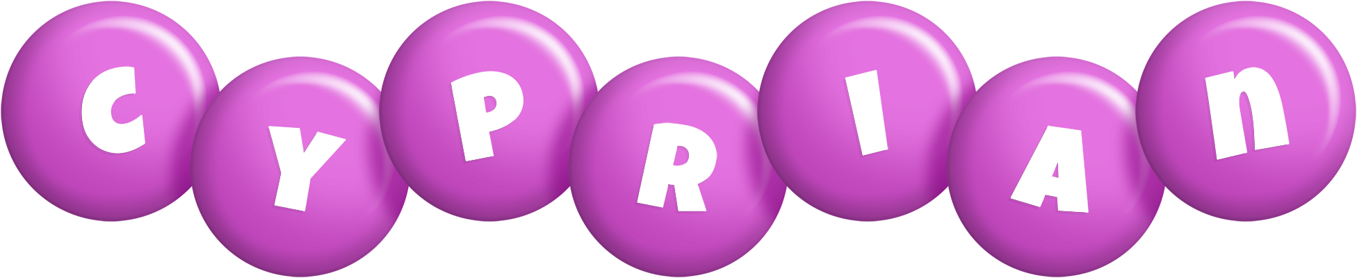 Cyprian candy-purple logo