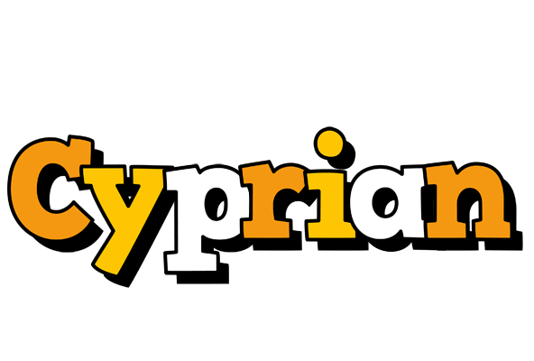 Cyprian cartoon logo