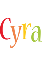 Cyra birthday logo