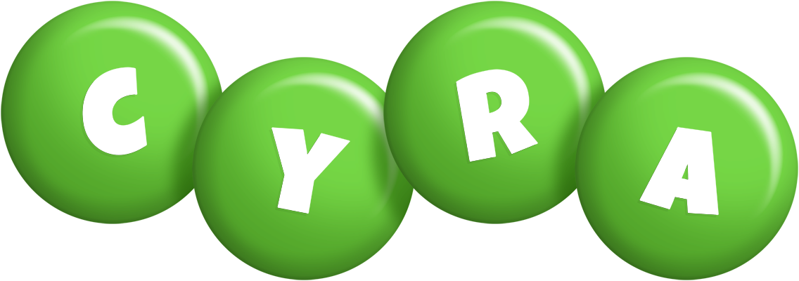 Cyra candy-green logo