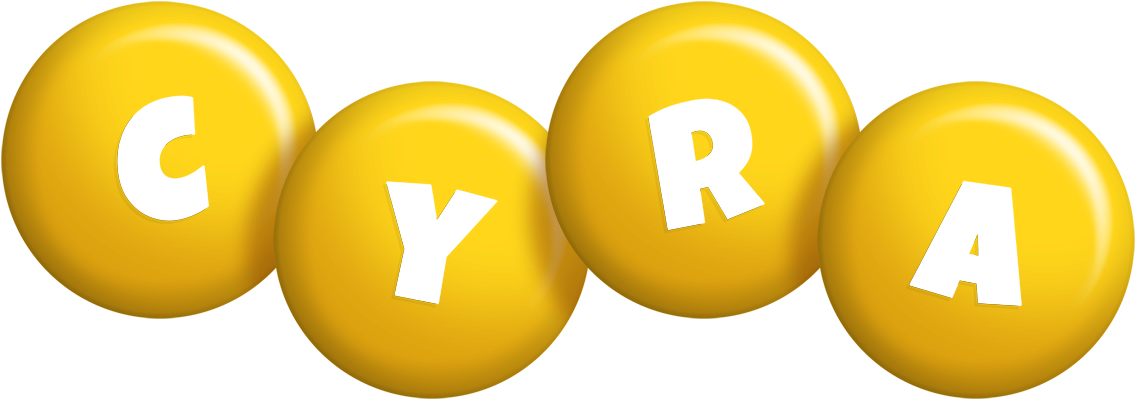 Cyra candy-yellow logo