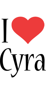 Cyra i-love logo