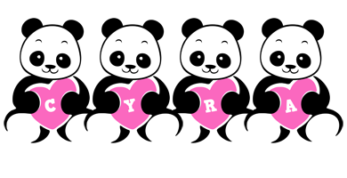 Cyra love-panda logo