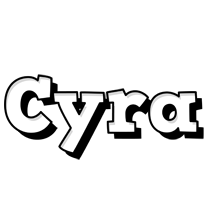 Cyra snowing logo