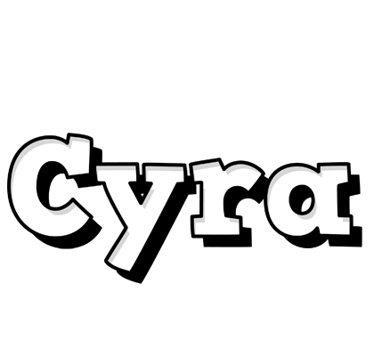 Cyra snowing logo