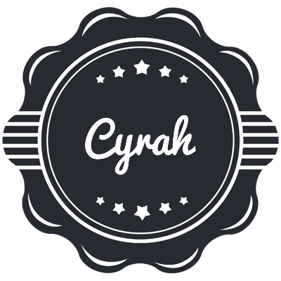 Cyrah badge logo