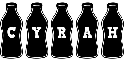 Cyrah bottle logo