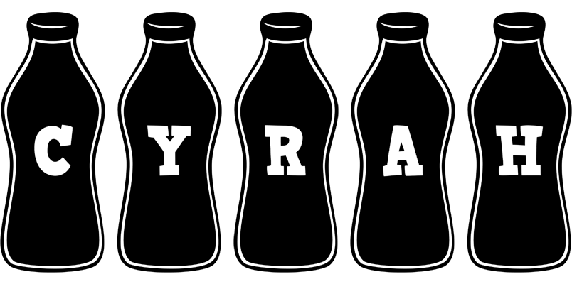 Cyrah bottle logo